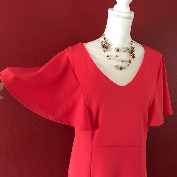NWT: Ronni Nicole Coral dress Sz. 14W - Picture 3 of 11